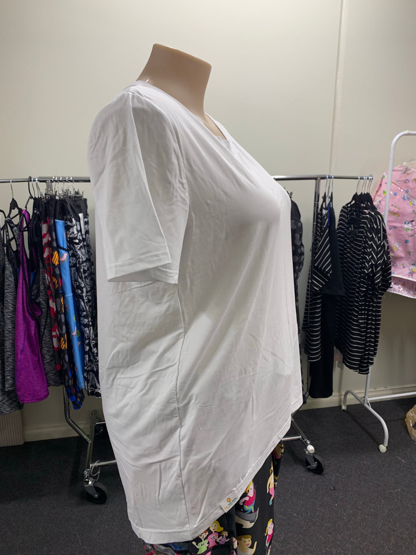 T-shirt White Bamboo